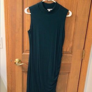 Hunter green T-shirt dress